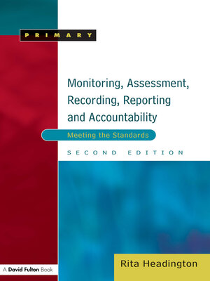 cover image of Monitoring, Assessment, Recording, Reporting and Accountability